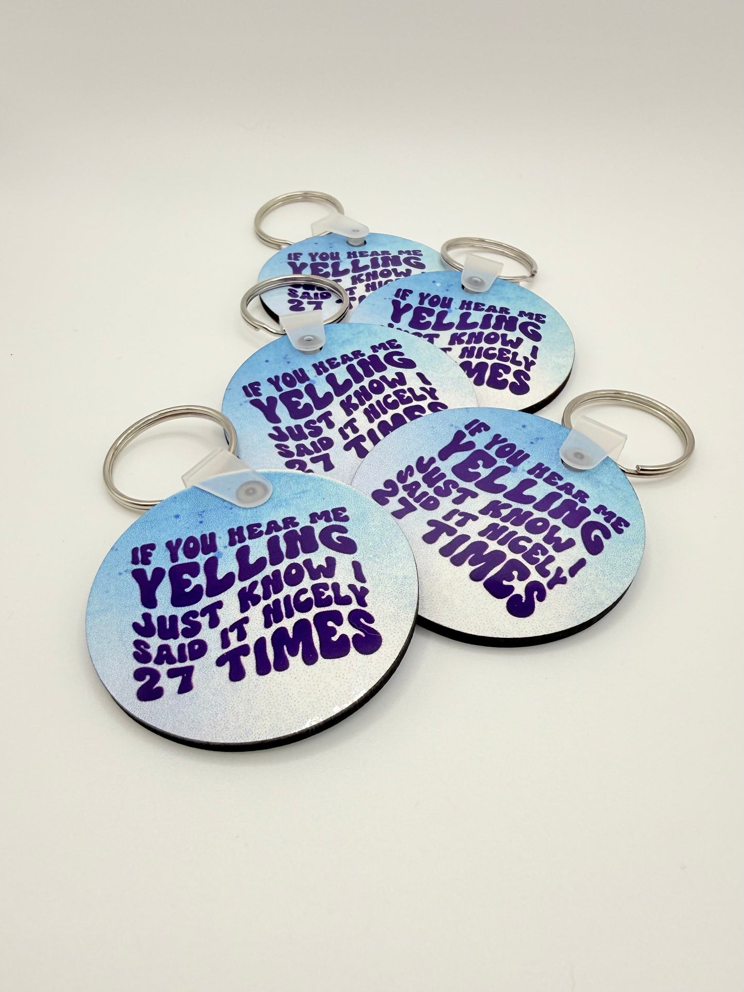 Chill mom Keychain Double Sided