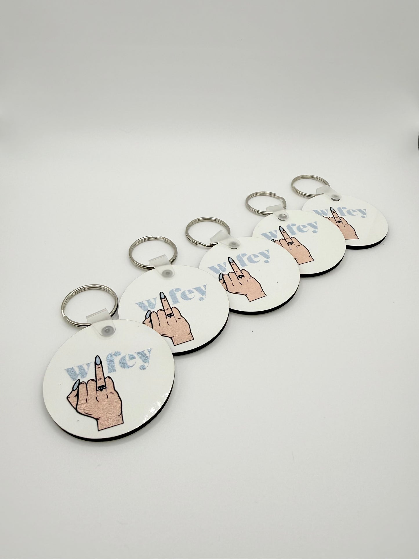 Wifey Keychain Double Sided