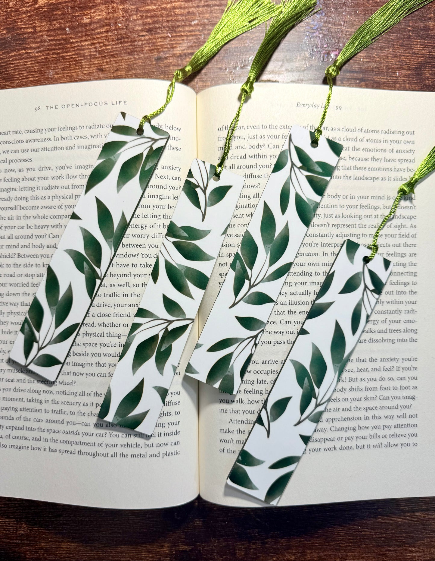 Double Sided Acrylic Bookmark