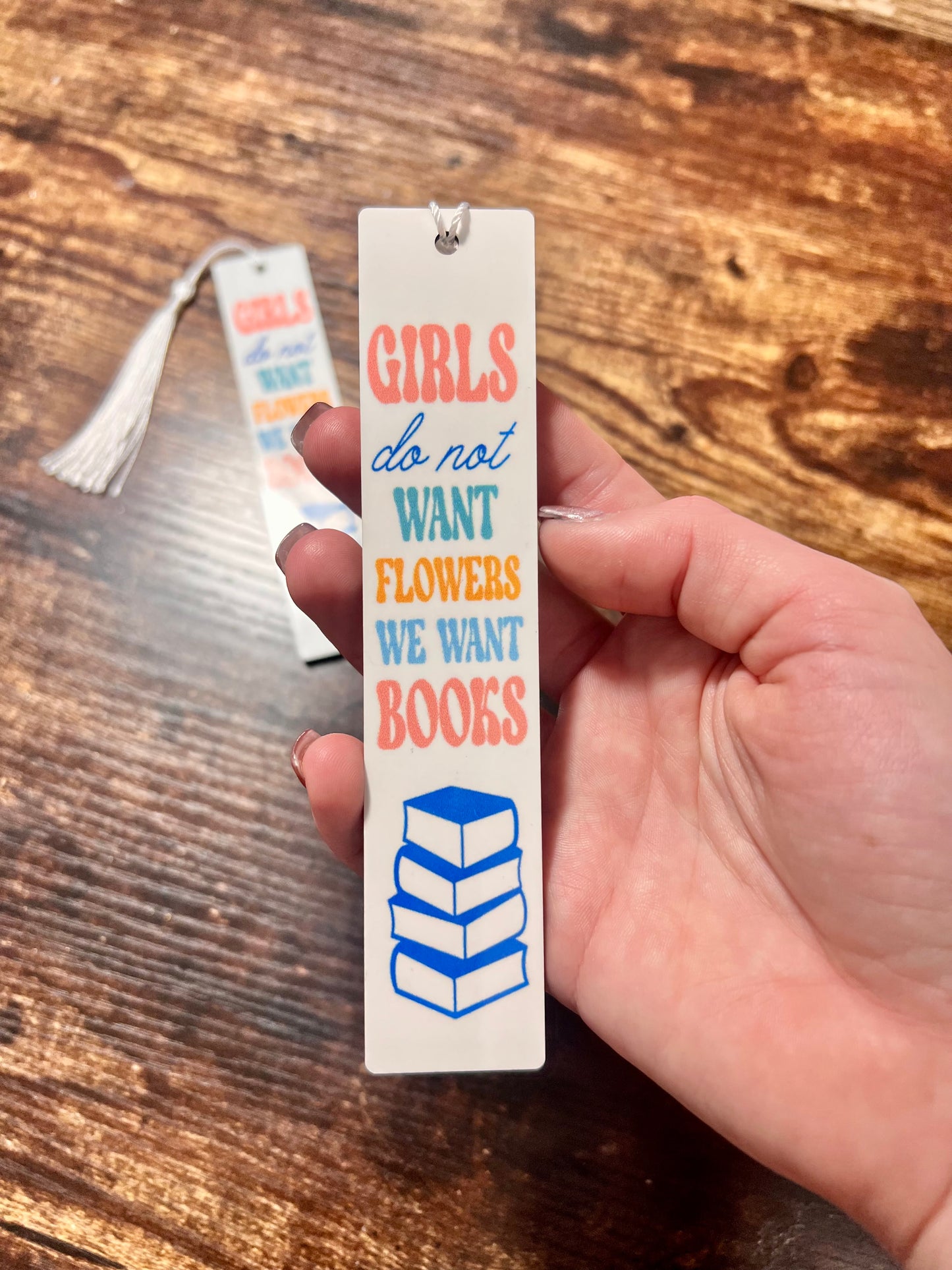 Acrylic Bookmark Double-Sided